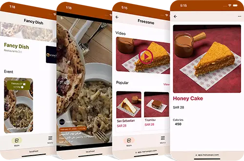An Image of the Explanation of the Second feature section representing the Menuexpo system